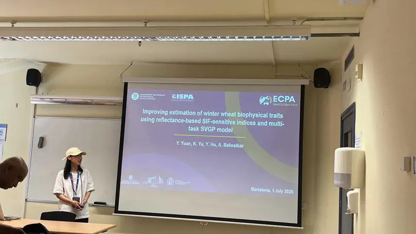 Lab member Ying Yuan attended the 15th European Conference on Precision Agriculture (ECPA)